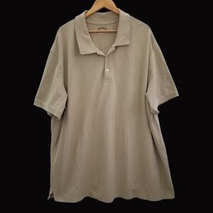 Foundry Tan Short Sleeve Polo Shirt 4X